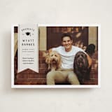 "grad ribbon" - Graduation Announcements in Taupe by Sarah Curry - Front
