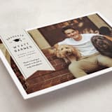 "grad ribbon" - Graduation Announcements in Taupe by Sarah Curry - Detail