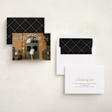 "Legato" - Graduation Announcements in Crisp Linen by Erin L. Wilson - Assembled