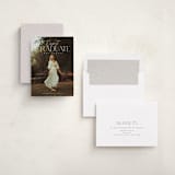 "fortified" - Graduation Announcements in Snow by Sarah Curry - Assembled