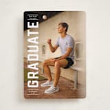 "Upward" - Graduation Announcements in Alabaster by Erica Krystek - Front