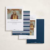 "Upward" - Graduation Announcements in Alabaster by Erica Krystek - Back of Card Options