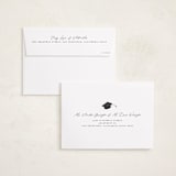 "The Trio" - Graduation Announcements in Onyx by Benita Crandall - FREE Recipient Addressing