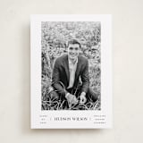 "Collegiate" - Graduation Announcements in Onyx by Benita Crandall - Front