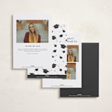 "Collegiate" - Graduation Announcements in Onyx by Benita Crandall - Back of Card Options