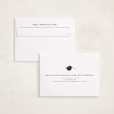 "Collegiate" - Graduation Announcements in Onyx by Benita Crandall - FREE Recipient Addressing