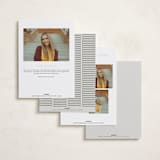"newspaper" - Graduation Announcements in Newsprint by Kaydi Bishop - Back of Card Options