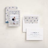 "Grad Crest" - Graduation Announcements in Indigo by Petra Kern - Assembled