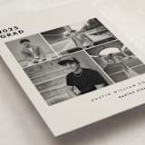 "Fourth Quarter" - Graduation Announcements in Sandstone by Olivia Raufman - Detail