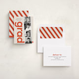 "Film Strip" - Graduation Announcements in Tomato by Morgan Kendall - Assembled