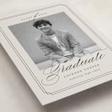 "Refined Grad" - Graduation Announcements in Taupe by Ashley Iwafuchi - Detail