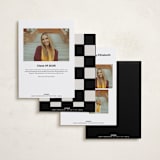"Highlight Reel" - Graduation Announcements in Shadow by taylorVdesign - Back of Card Options