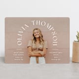 "Arched Name" - Graduation Announcements in Opal by Ana Sharpe - Front