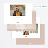 "Arched Name" - Graduation Announcements in Opal by Ana Sharpe - Back of Card Options