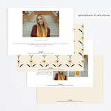 "Grad Florals" - Graduation Announcements in Cream by Morgan Ramberg - Back of Card Options