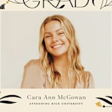 "Grad Florals" - Graduation Announcements in Cream by Morgan Ramberg - Detail