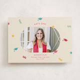 "Confetti Drop" - Graduation Announcements in Multi by Megan Cash - Front