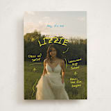 "Funtime" - Graduation Announcements in Lemon by Helena Vitto - Front