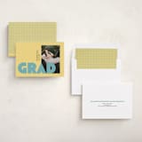 "Bold Baddie" - Graduation Announcements in Legal Pad by Claire - Assembled