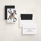 "Calligraphic Ink" - Graduation Announcements in Cotton by Chryssi Tsoupanarias - Assembled