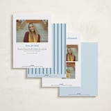 "Popular" - Graduation Announcements in Sky by Claire - Back of Card Options
