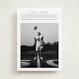 "Modern Grid" - Graduation Announcements in Golden by Erica Krystek - Front