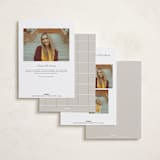 "Sure Thing" - Graduation Announcements in Waterlily by Owl and Toad - Back of Card Options