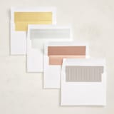"Contemplate" - Graduation Announcements in Snowberry by Pixel and Hank - Envelope Liner Options
