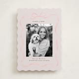 "Ribbon Frame" - Graduation Announcements in Blush by Itsy Belle Studio - Front