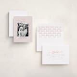 "Ribbon Frame" - Graduation Announcements in Blush by Itsy Belle Studio - Assembled