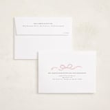 "Ribbon Frame" - Graduation Announcements in Blush by Itsy Belle Studio - FREE Recipient Addressing