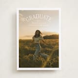 "Study Guide" - Graduation Announcements in Cloud by Carolyn MacLaren - Front