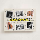 "Grad Journal" - Graduation Announcements in Paper by Orasie - Front
