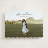 "high script" - Graduation Announcements in Onyx by Eric Ransom - Front