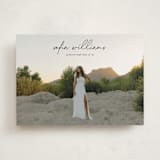 "high script" - Graduation Announcements in Onyx by Eric Ransom - Front