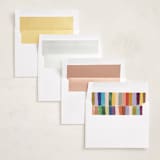 "Colorful Scallop" - Graduation Announcements in Olive by Sierra Lee - Envelope Liner Options