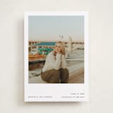 "Typewritten" - Graduation Announcements in Ink by Blustery August - Front
