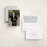 "Grad in Overlay" - Graduation Announcements in Eggshell by Carolyn MacLaren - Assembled