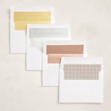 "Modern Crest" - Graduation Announcements in Clouds by Owl and Toad - Envelope Liner Options