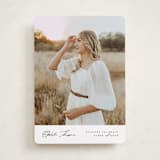 "Elegance" - Graduation Announcements in Cloud by Nicole Walsh - Front