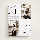 "Trim Edges" - Graduation Announcements in Pearl by David Michuki - Front