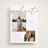 "Simple + Script" - Graduation Announcements in Chalkboard by Kelly Watkins - Front