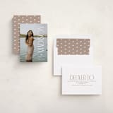 "Pillar" - Graduation Announcements in Snow by Owl and Toad - Assembled