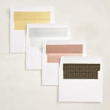 "Simply" - Graduation Announcements in Chocolate by Lisa Assenmacher - Envelope Liner Options