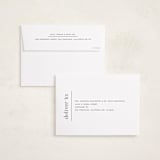 "Margins" - Graduation Announcements in Onyx by Pixel and Hank - FREE Recipient Addressing