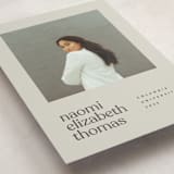 "Minimal Modern" - Graduation Announcements in Sand by JoAnn Jinks - Detail