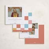 "Stacking Up" - Graduation Announcements in Cinnamon by Randi Cirelli - Back of Card Options