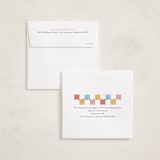 "Stacking Up" - Graduation Announcements in Cinnamon by Randi Cirelli - FREE Recipient Addressing