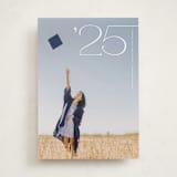 "Corner Year" - Graduation Announcements in Snow by Jackie Crawford - Front