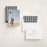"Corner Year" - Graduation Announcements in Snow by Jackie Crawford - Assembled